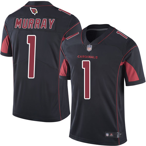 Arizona Cardinals Limited Black Men Kyler Murray Jersey NFL Football 1 Rush Vapor Untouchable